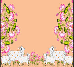 Kamdhenu Lotus Garden Backdrop