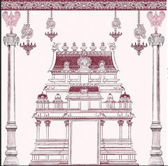 Heritage Temple Deepam Backdrop