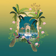 Royal Peacock Garden Palace Backdrop