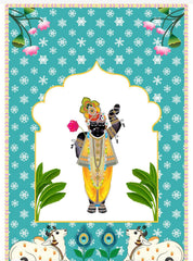 Kamadhenu Pichwai Backdrop
