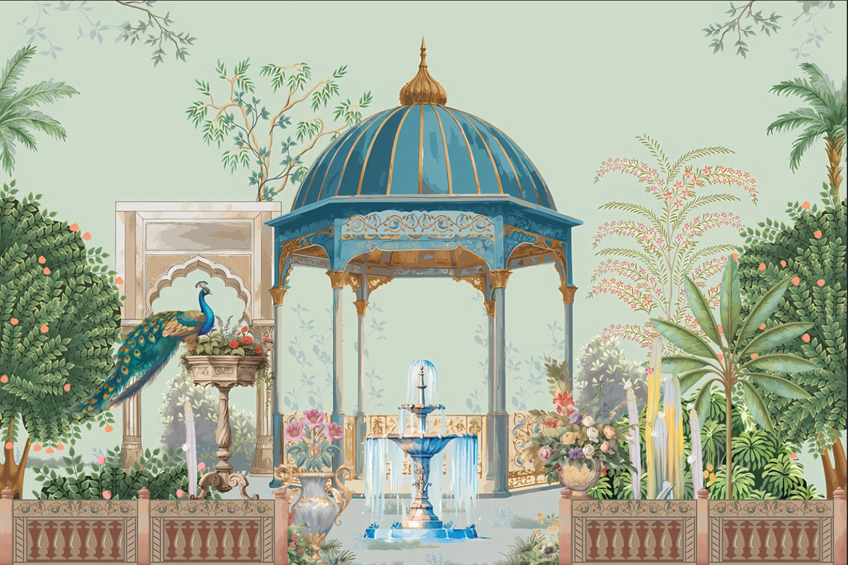 Royal Pavilion Sage Garden Backdrop