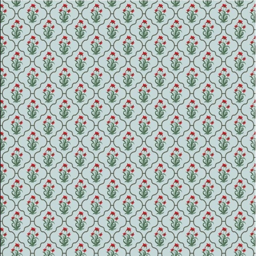 Floral Booti Backdrop
