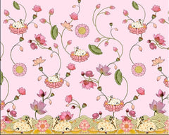 Floating Lotus Pichwai Backdrop