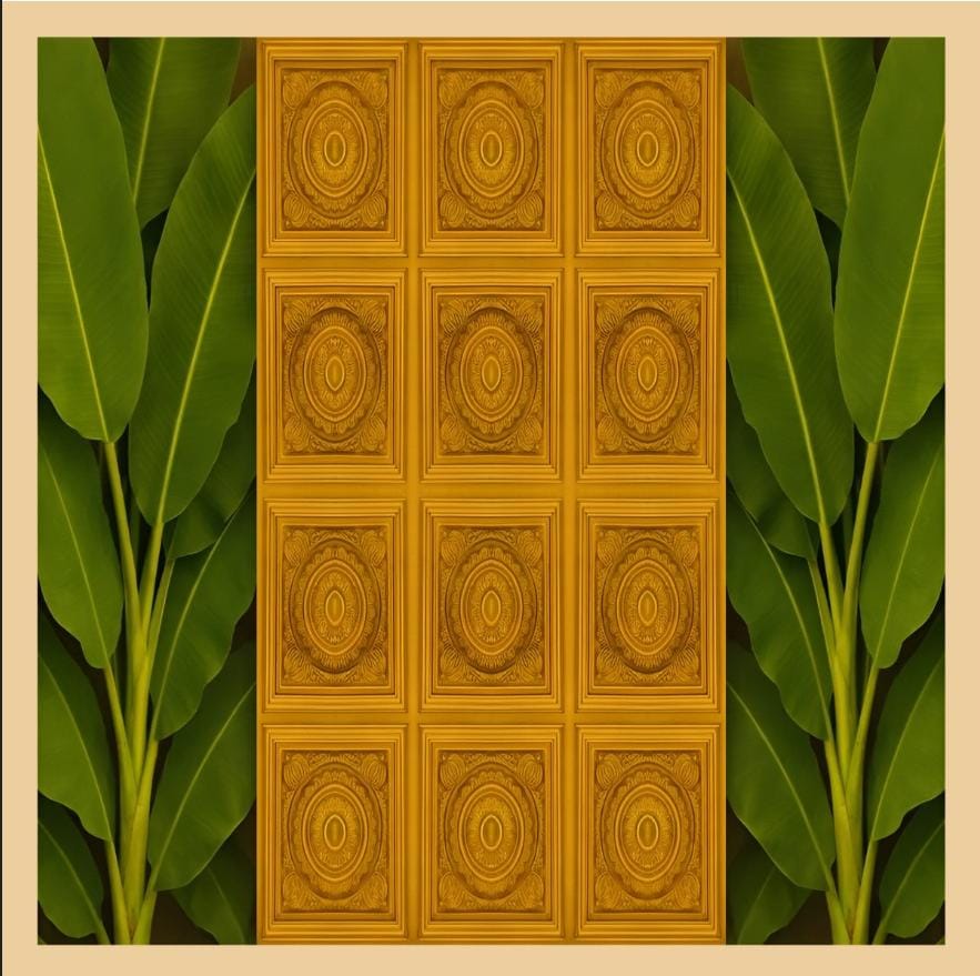 Lush Banana Leaf Heritage Backdrop