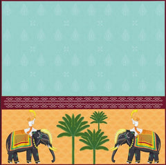 Royal Elephant Procession Heritage Backdrop