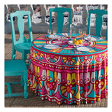 A Table Overlay full of Colors