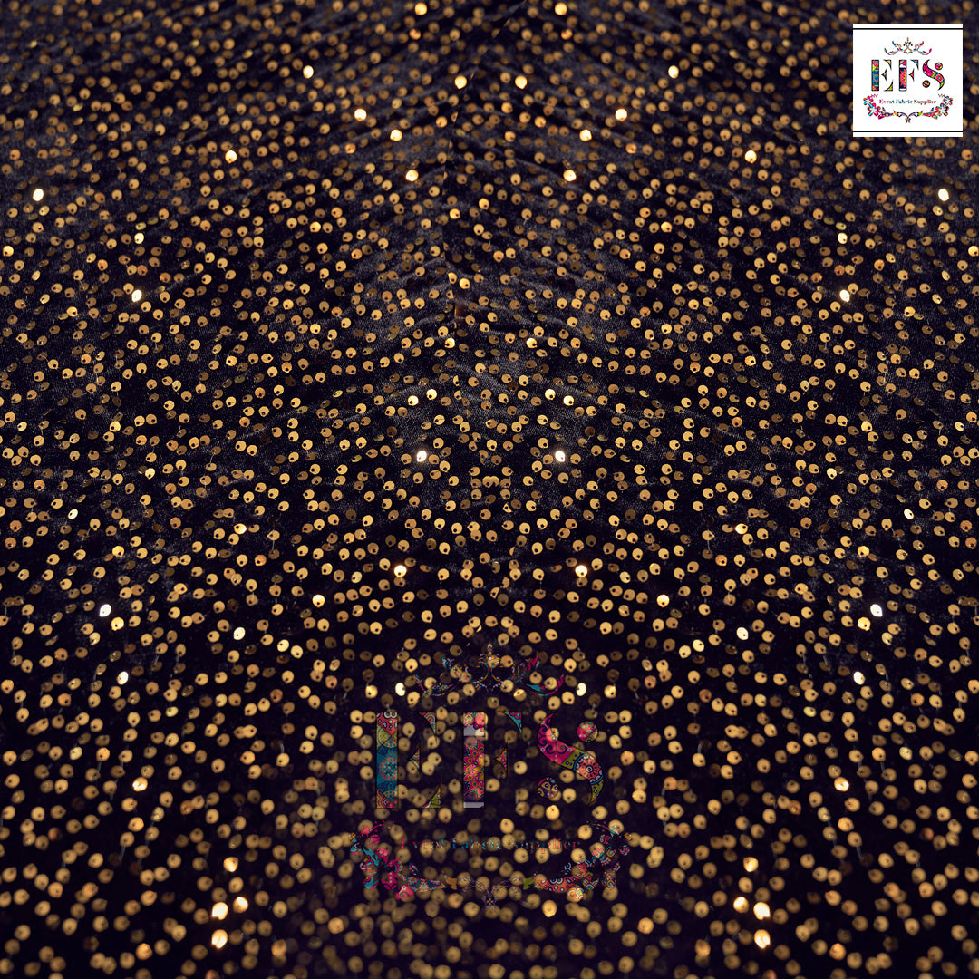 Black shimmer table cover