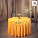 Yellow velvet table cover