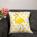 Happy Flamingo Cushion Cover