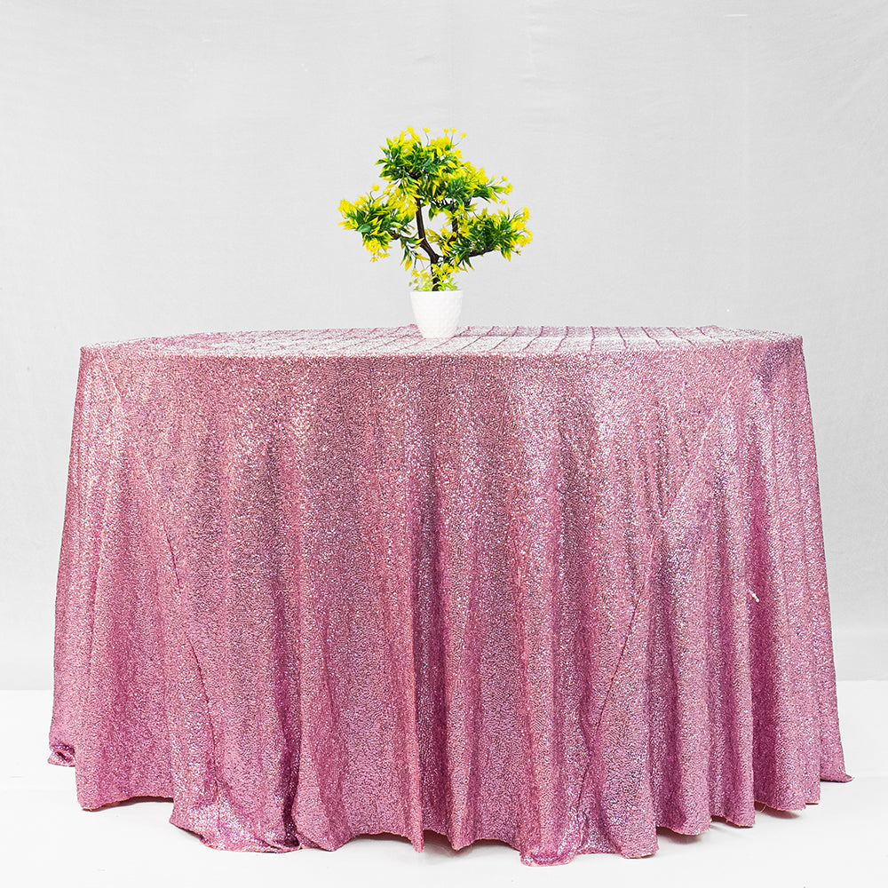 Blush Shimmer Table Cover