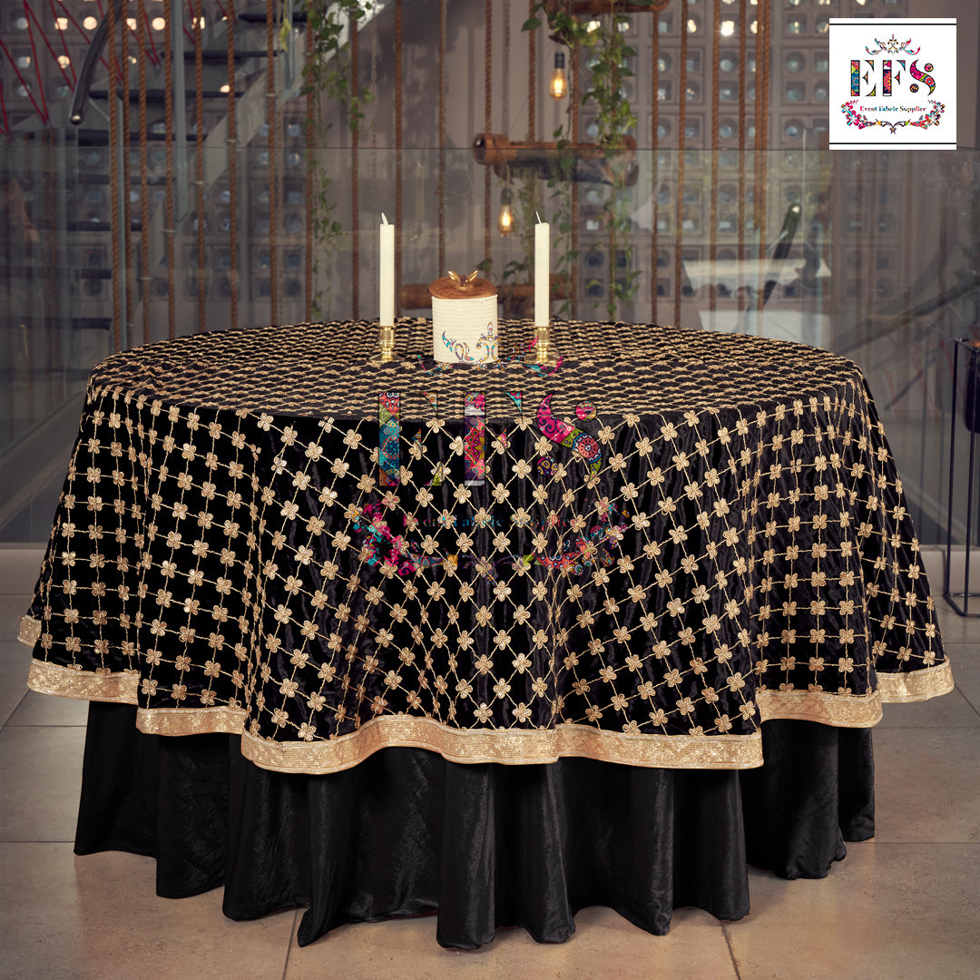 Embroidery work table cover