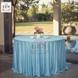 Sky blue table cover
