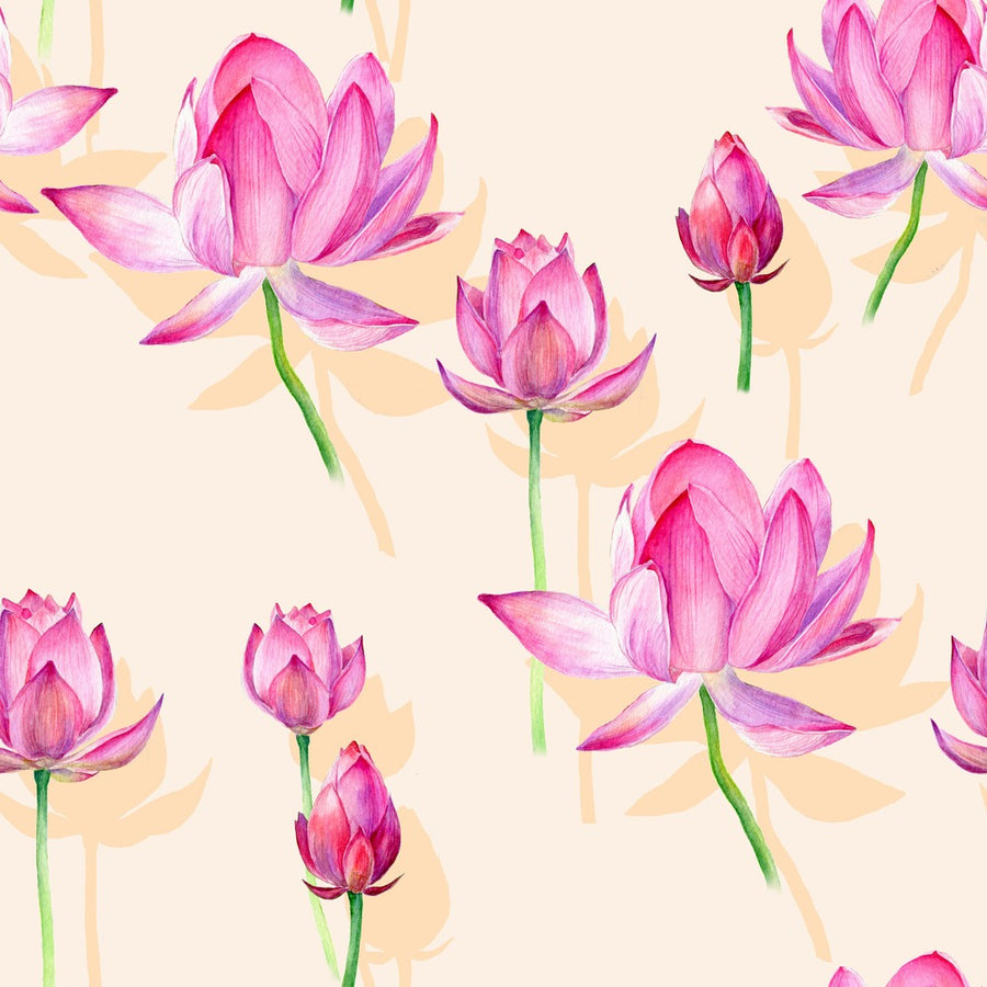 Kamal Lotus Velvet Backdrop