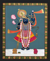 Shreenathi Backdrop with border