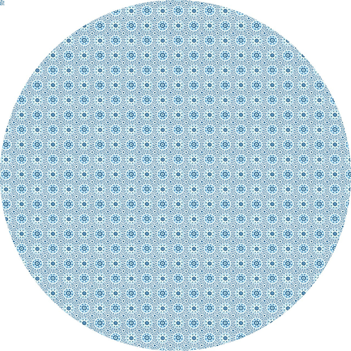 A Light Blue Dots Table Overlay