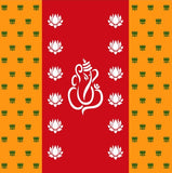 A Ganpati Backdrop Cloth For Decoration