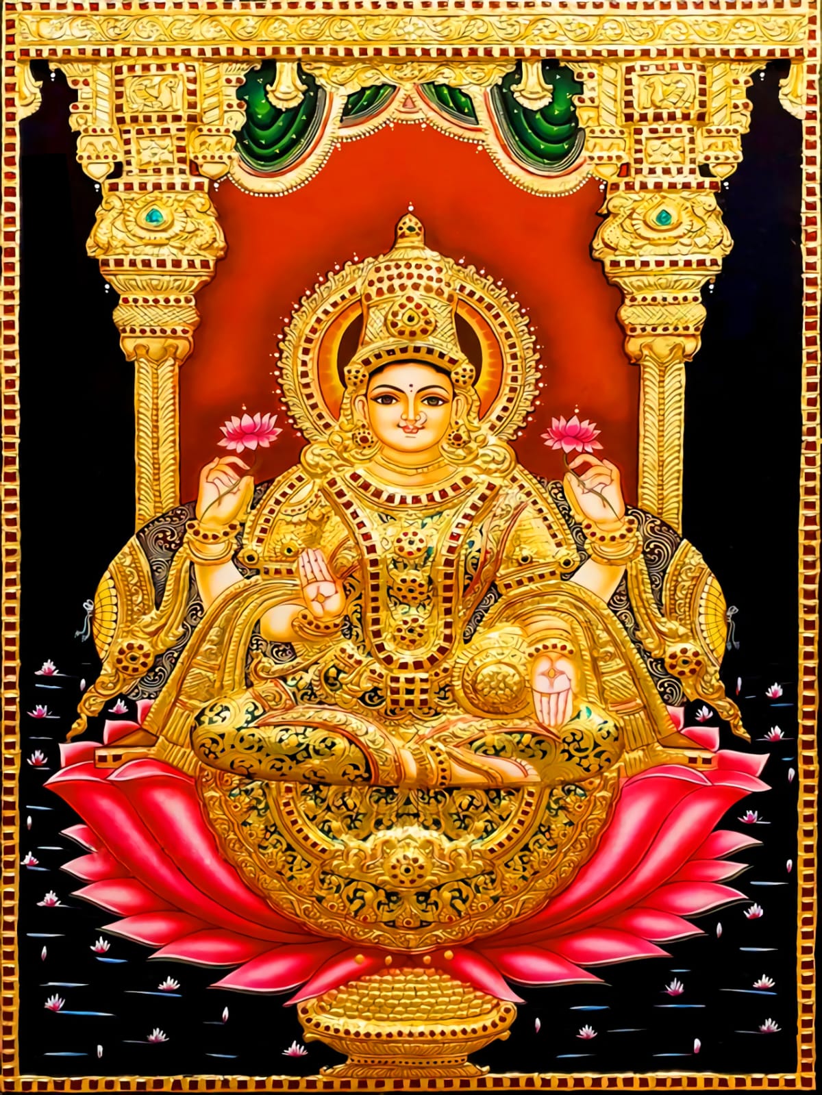 Tanjore Backdrop