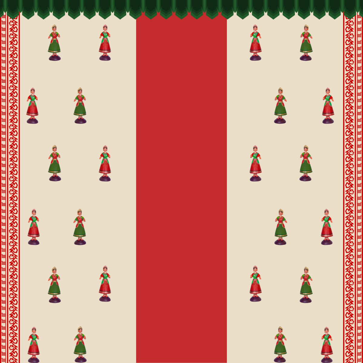 Traditional Doll Backdrop
