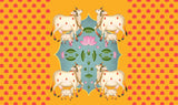 Pichwai cow theme backdrop