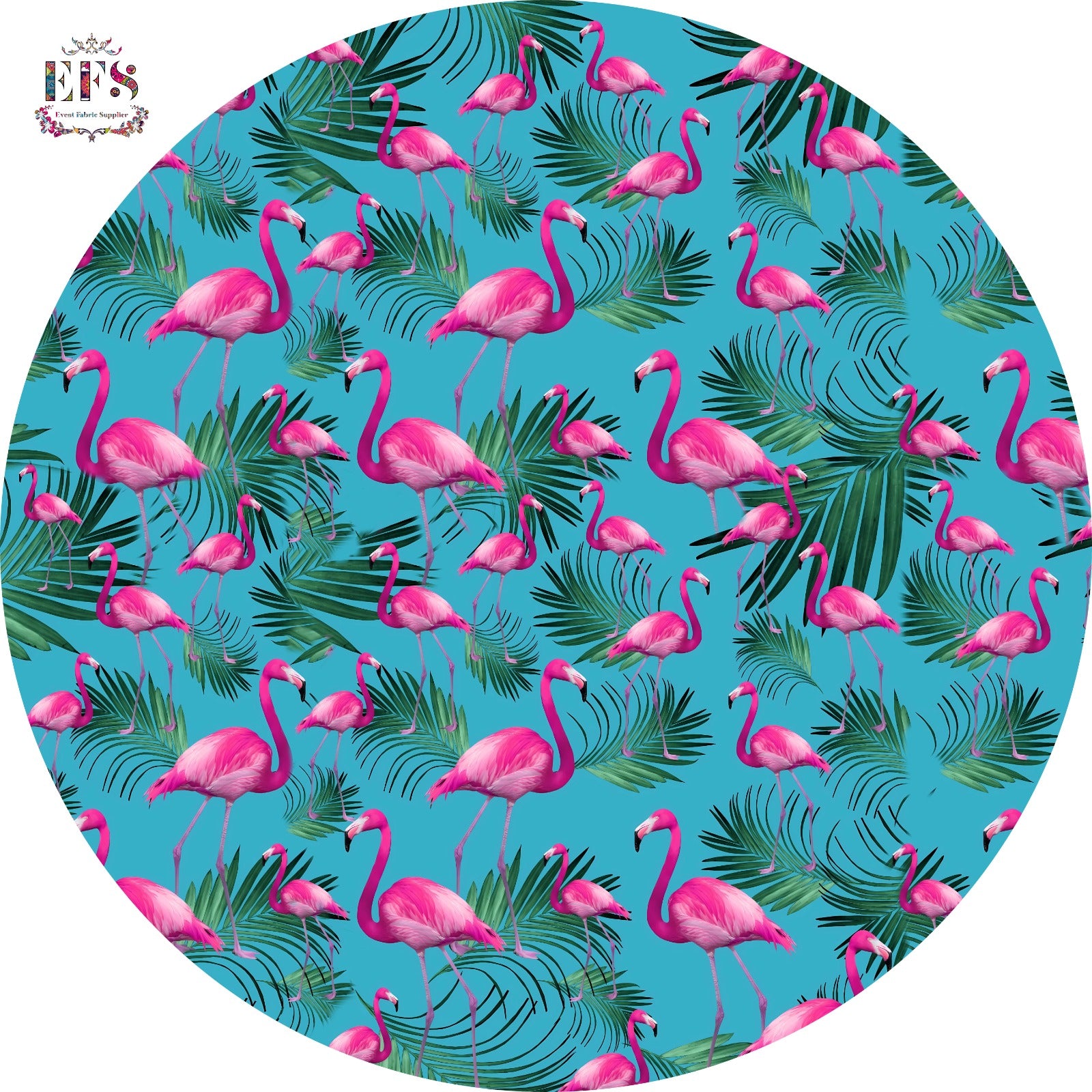 Flamingo printed table cover