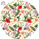 Tropical design table cover