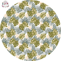 Tropical design table cover