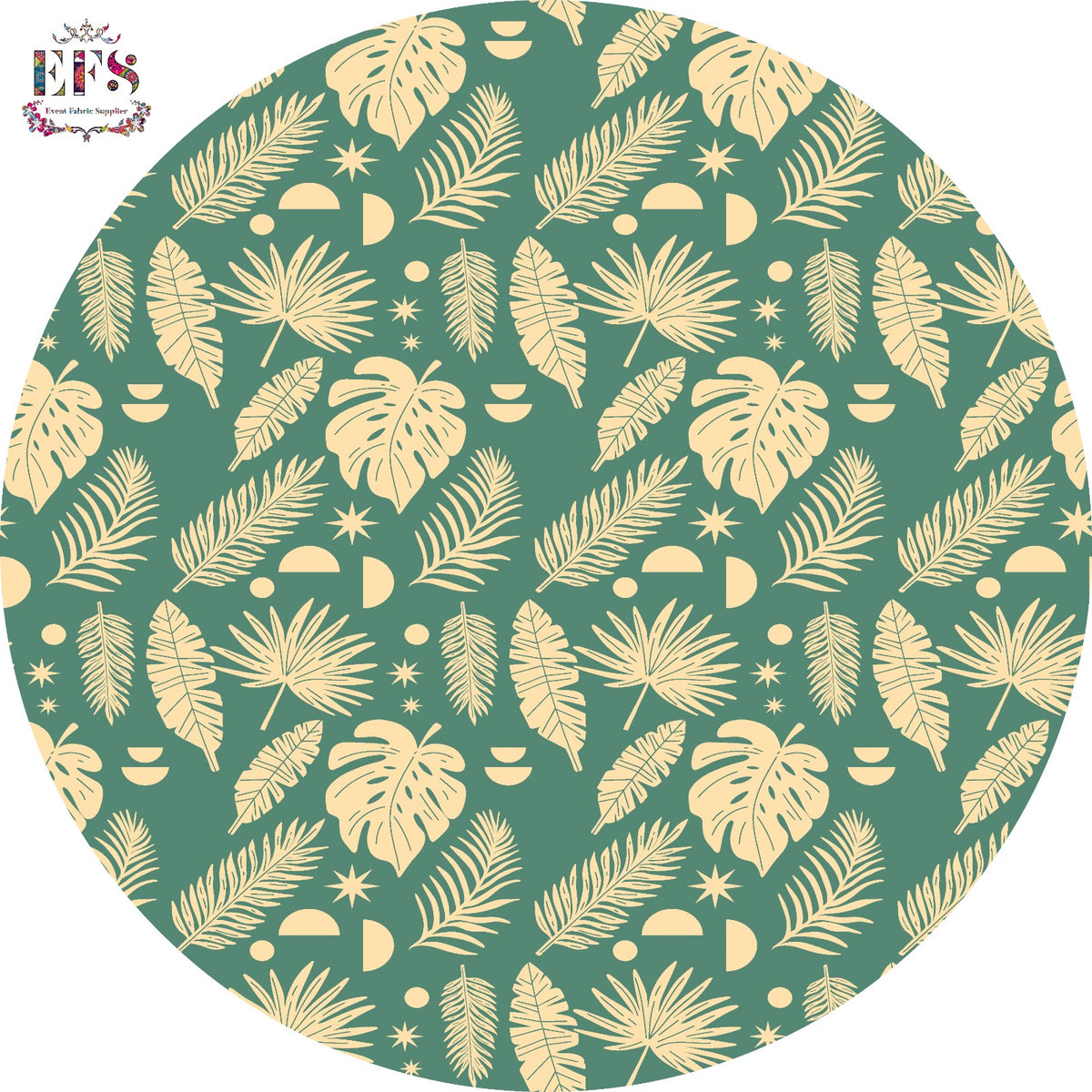 Tropical design table cover