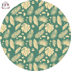 Tropical design table cover