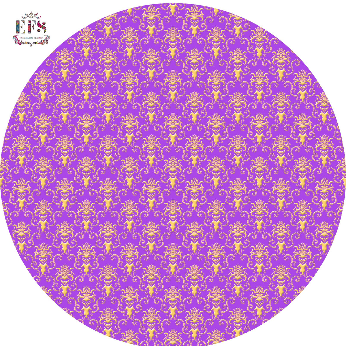 The lavender theme table cover